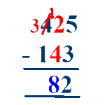 Column Subtraction